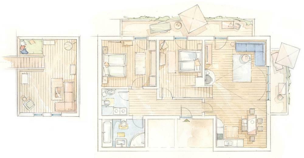 Apartmán Edlmann-Hof Obing Exteriér fotografie